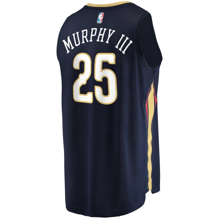 NBA 00F2L1056 maglia new orleans pellicans trey murphy iii navy replica fast break