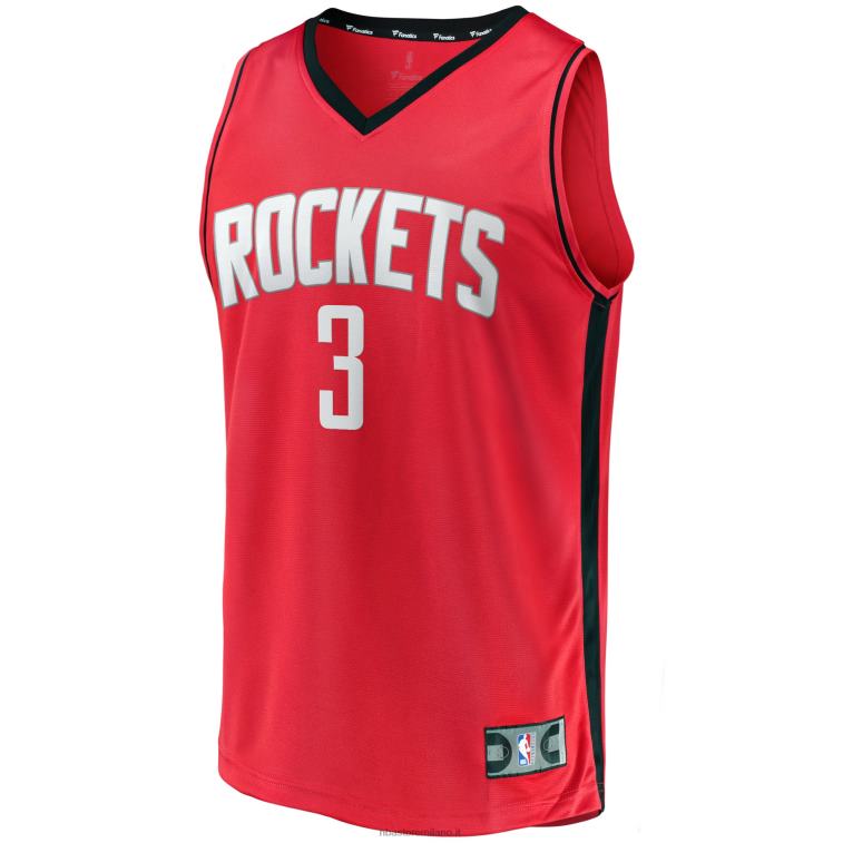 NBA 00F2L1270 houston lancia razzi kevin porter jr. maglia rossa replica contropiede