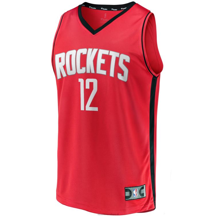 NBA 00F2L3468 houston rockets trevor hudgins maglia rossa giocatore contropiede