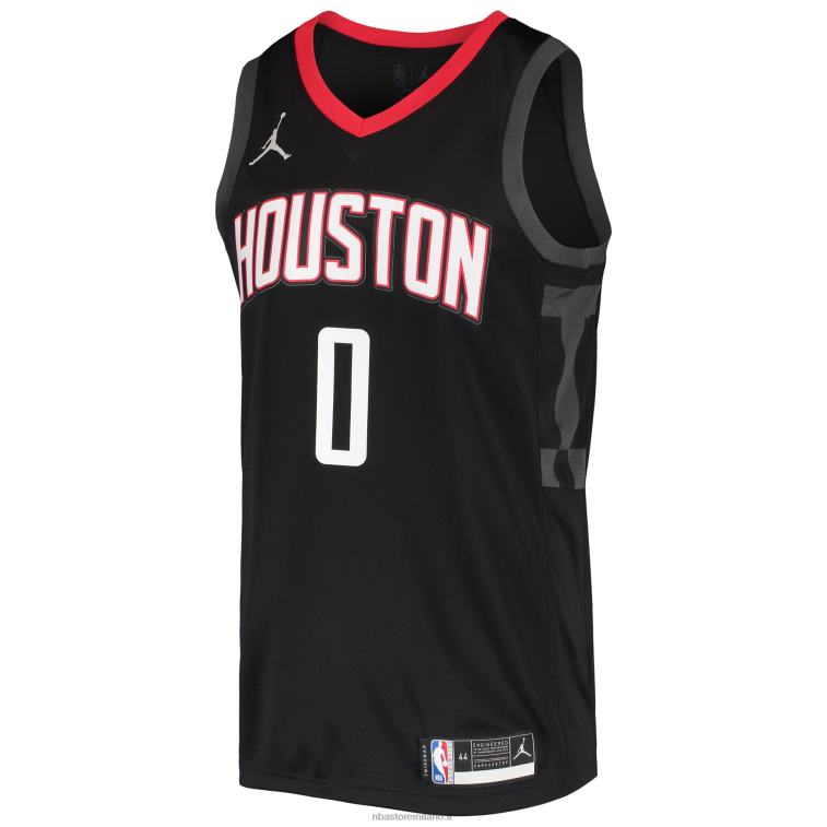 NBA 00F2L4325 houston rockets jalen maglia verde jordan marca nera swingman
