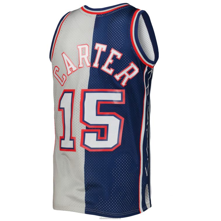 NBA 00F2L5307 new jersey reti vince carter navy/grigio hardwood classici split swingman jersey