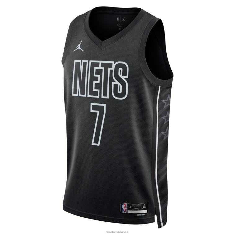 NBA 00F2L243 brooklyn nets kevin durant jordan marca maglia swingman nera