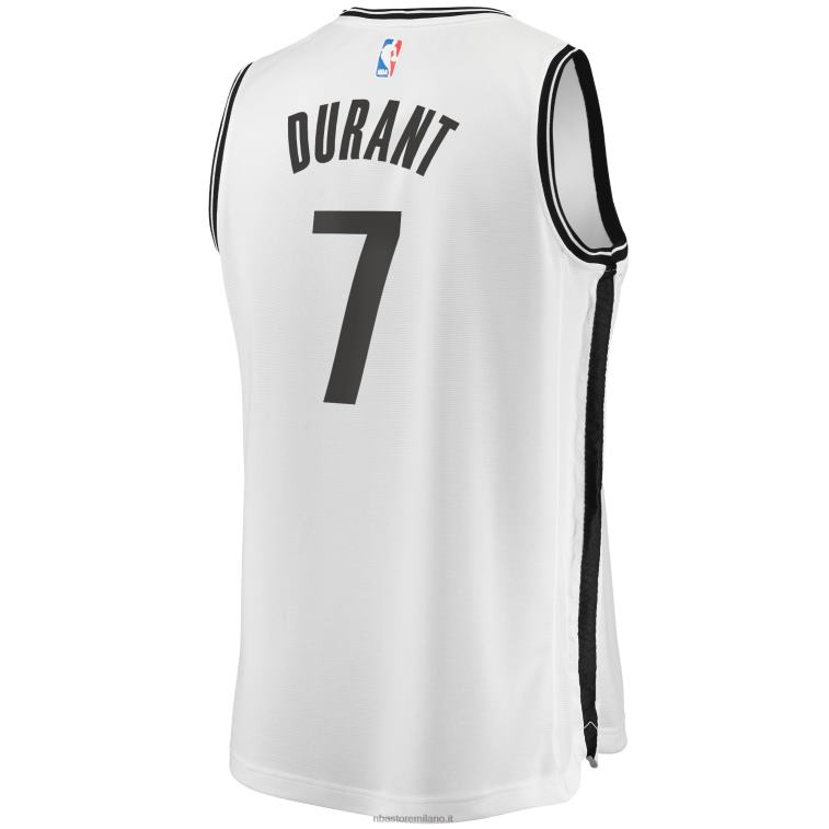 NBA 00F2L2700 brooklyn nets kevin durant bianco 2019 maglia movimento giocatore contropiede