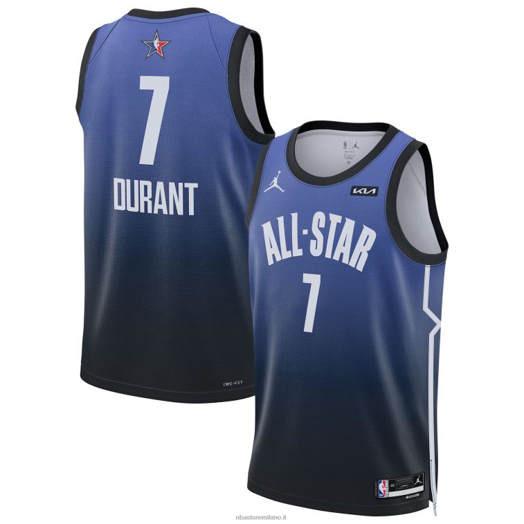 NBA 00F2L595 maglia da swingman all-star game blu di marca jordan kevin durant