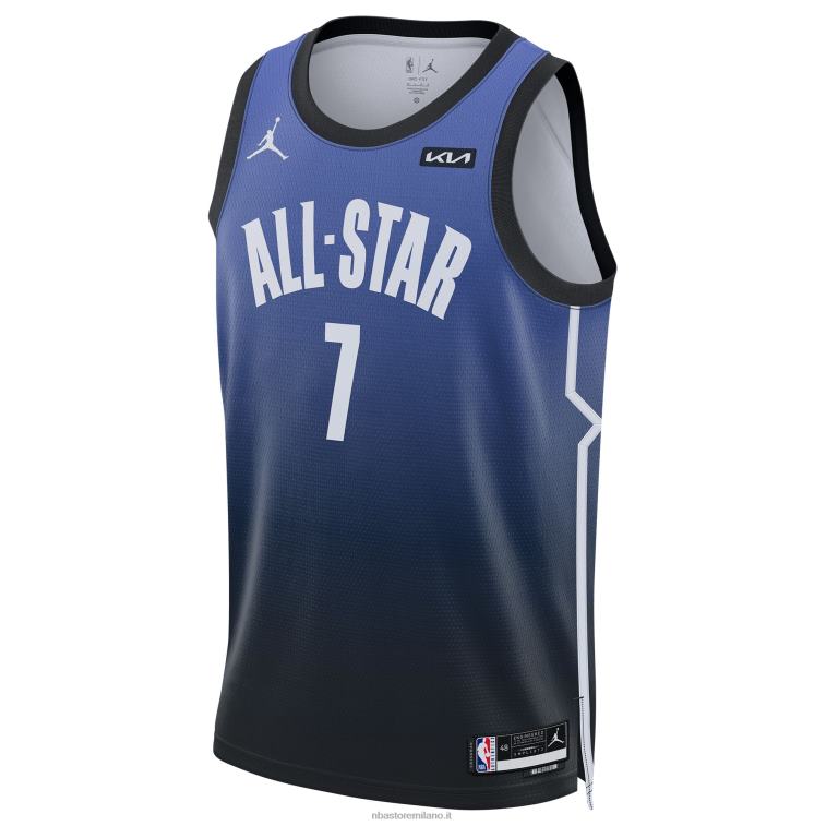 NBA 00F2L595 maglia da swingman all-star game blu di marca jordan kevin durant