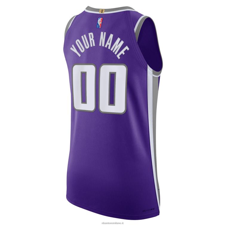 NBA 00F2L1121 sacramento kings nike viola diamante swingman maglia personalizzata autentica