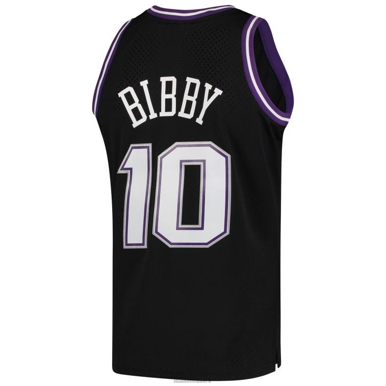 NBA 00F2L1444 sacramento kings mike bibby mitchell & ness black hardwood classics swingman jersey