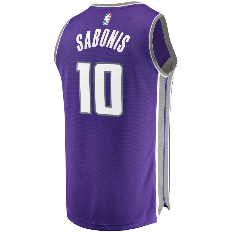 NBA 00F2L186 sacramento kings domantas sabonis maglia viola fast break replica