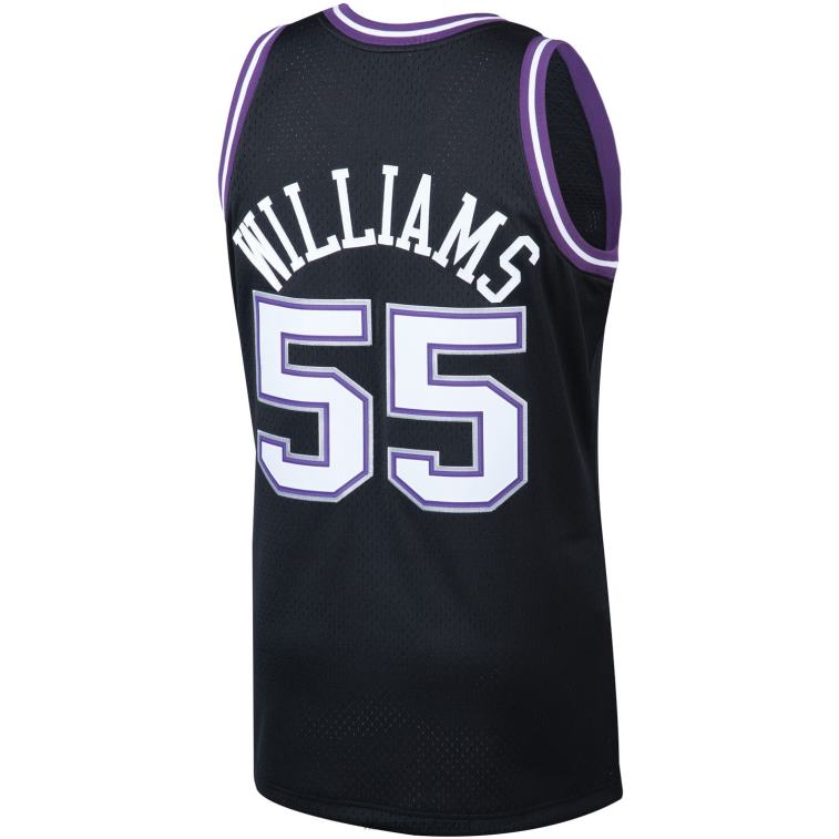 NBA 00F2L390 sacramento kings jason williams mitchell & ness black hardwood classics swingman player jersey
