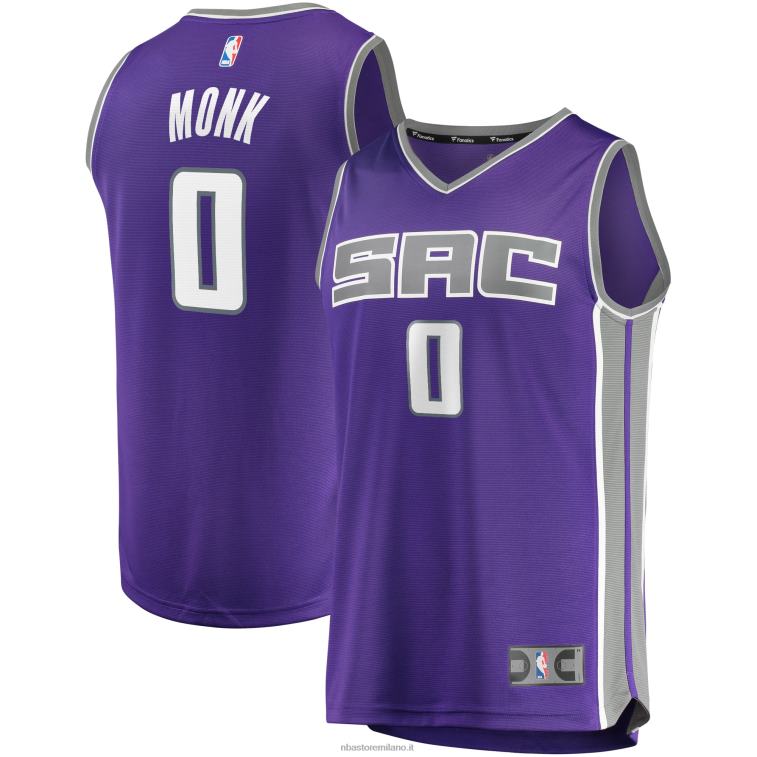 NBA 00F2L405 sacramento kings malik monaco viola fast break replica maglia