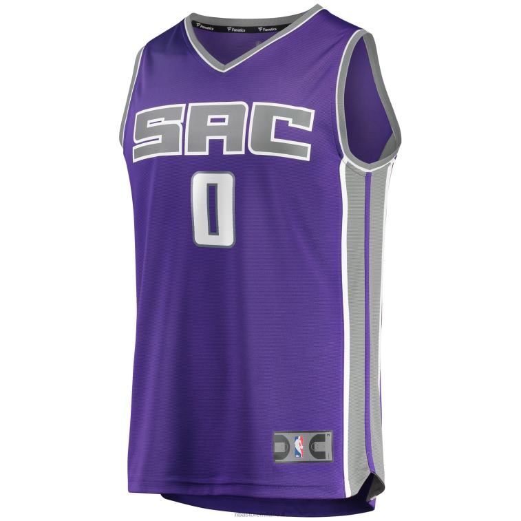NBA 00F2L405 sacramento kings malik monaco viola fast break replica maglia