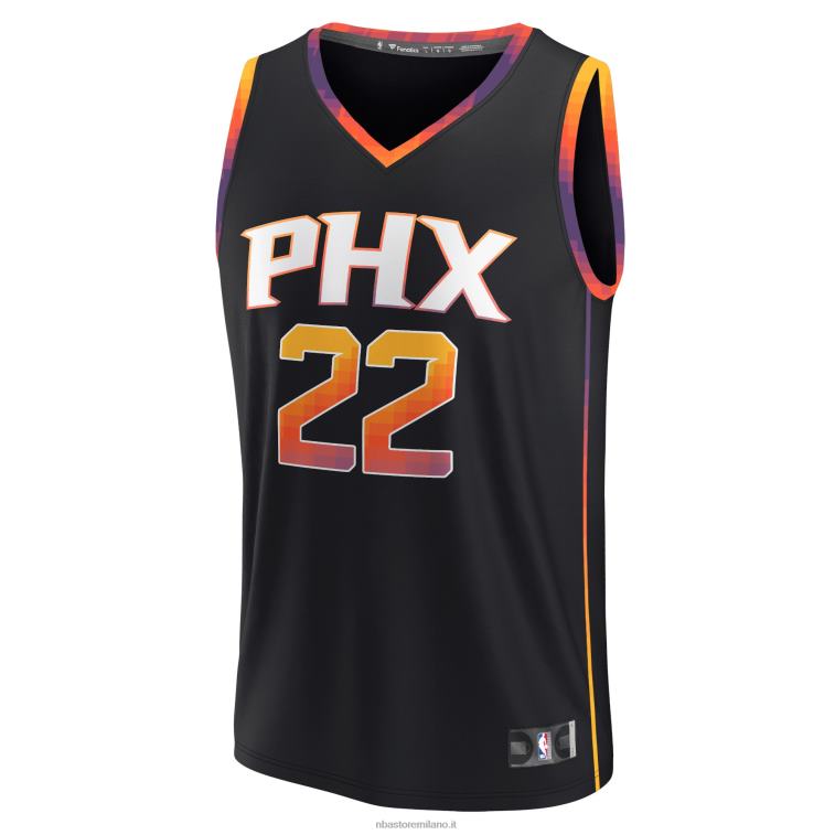 NBA 00F2L1000 phoenix suns deandre ayton maglia nera giocatore fast break