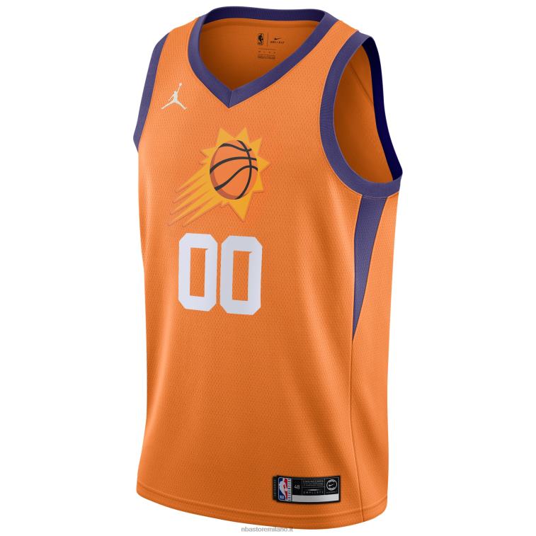 NBA 00F2L1043 phoenix suns jordan marca maglia arancione swingman personalizzata