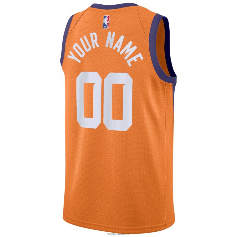 NBA 00F2L1043 phoenix suns jordan marca maglia arancione swingman personalizzata