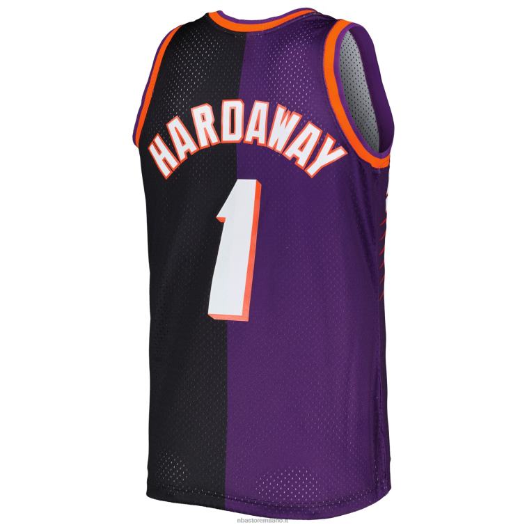 NBA 00F2L1514 phoenix suns penny hardaway mitchell & ness viola/nero hardwood classici split swingman jersey
