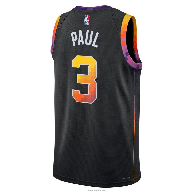 NBA 00F2L1806 phoenix suns chris paul jordan marca maglia swingman nera