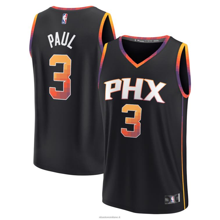 NBA 00F2L196 phoenix suns chris paul maglia giocatore di contropiede nero