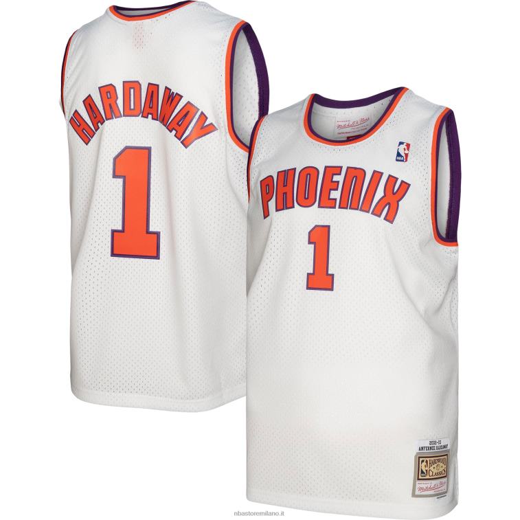 NBA 00F2L4003 phoenix suns penny hardaway mitchell & ness bianco legno duro classici maglia swingman