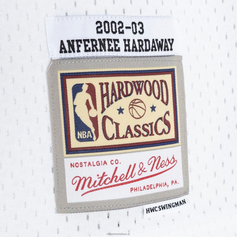 NBA 00F2L4003 phoenix suns penny hardaway mitchell & ness bianco legno duro classici maglia swingman