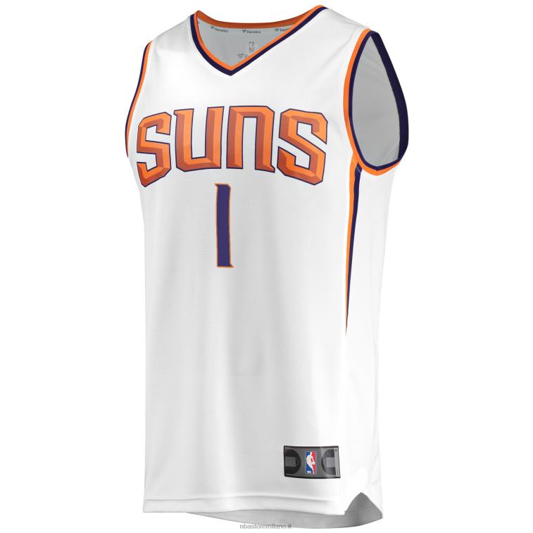 NBA 00F2L522 fenice suns devin booker bianco contropiede replica giocatore maglia