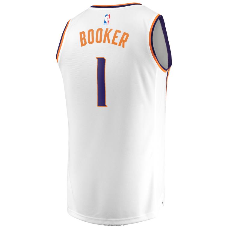 NBA 00F2L522 fenice suns devin booker bianco contropiede replica giocatore maglia