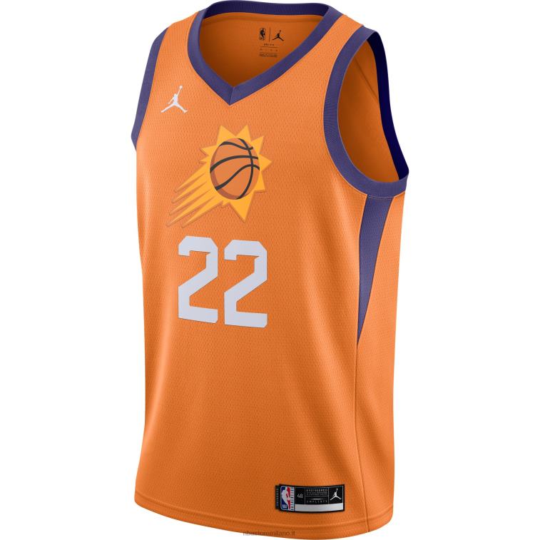 NBA 00F2L5503 phoenix suns deandre ayton jordan marca maglia swingman arancione