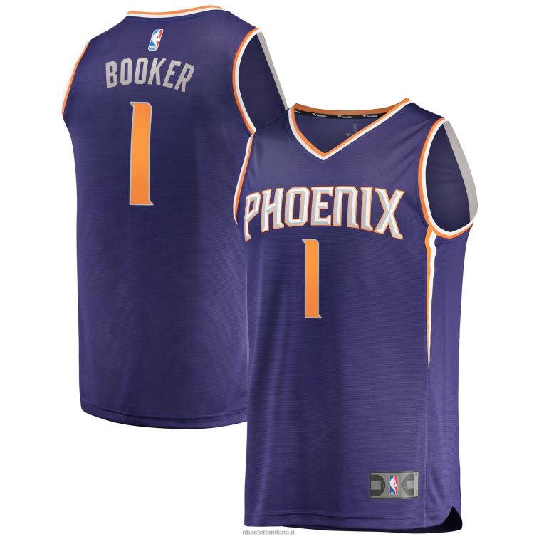 NBA 00F2L704 fenice suns devin booker viola fast break replica giocatore maglia