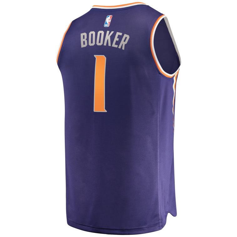 NBA 00F2L704 fenice suns devin booker viola fast break replica giocatore maglia