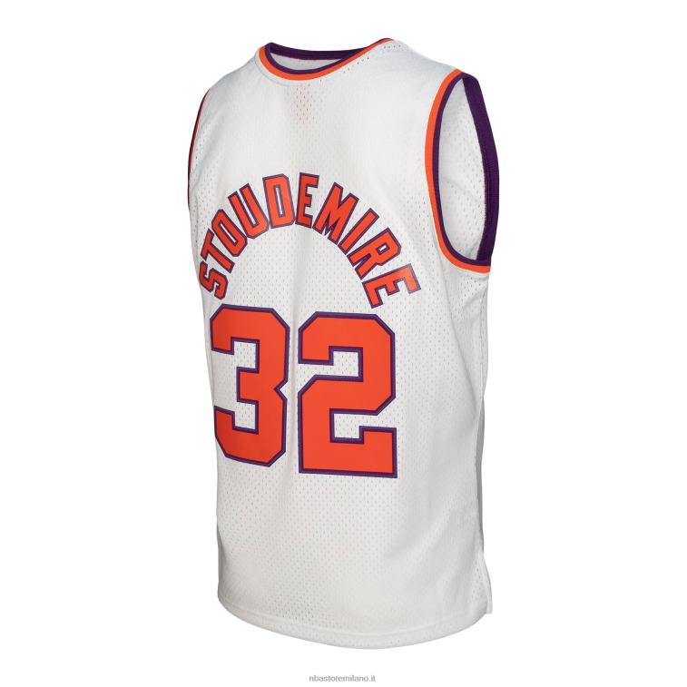 NBA 00F2L7282 phoenix suns amar\'e stoudemire maglia swingman mitchell & ness white hardwood classics