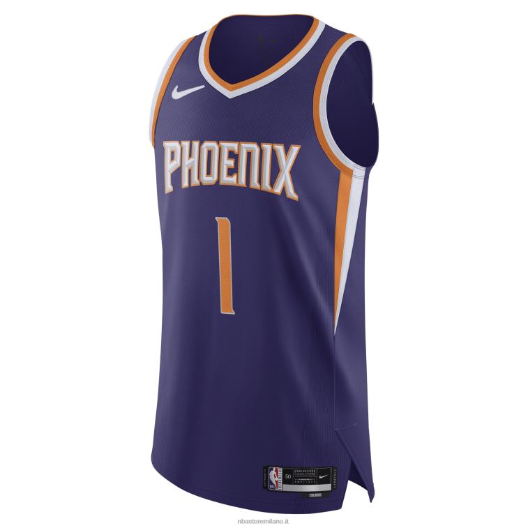NBA 00F2L728 phoenix suns devin booker nike viola giocatore autentico maglia