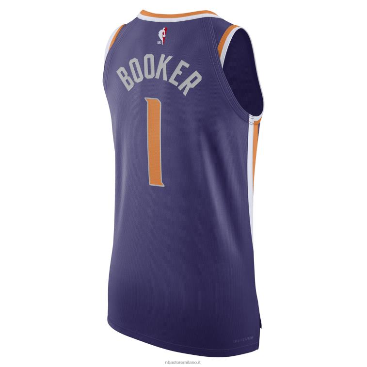 NBA 00F2L728 phoenix suns devin booker nike viola giocatore autentico maglia