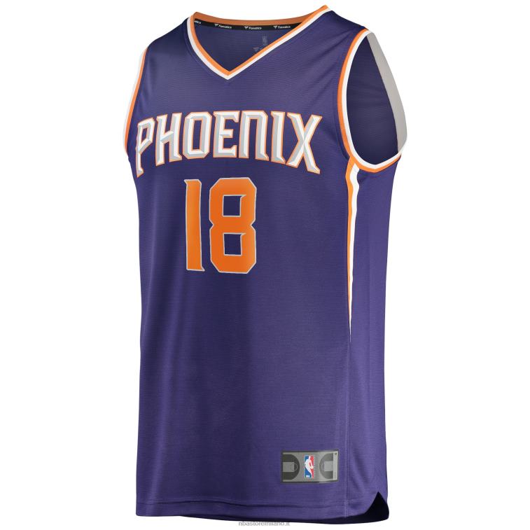 NBA 00F2L8282 phoenix suns bismack biyombo maglia viola fast break replica