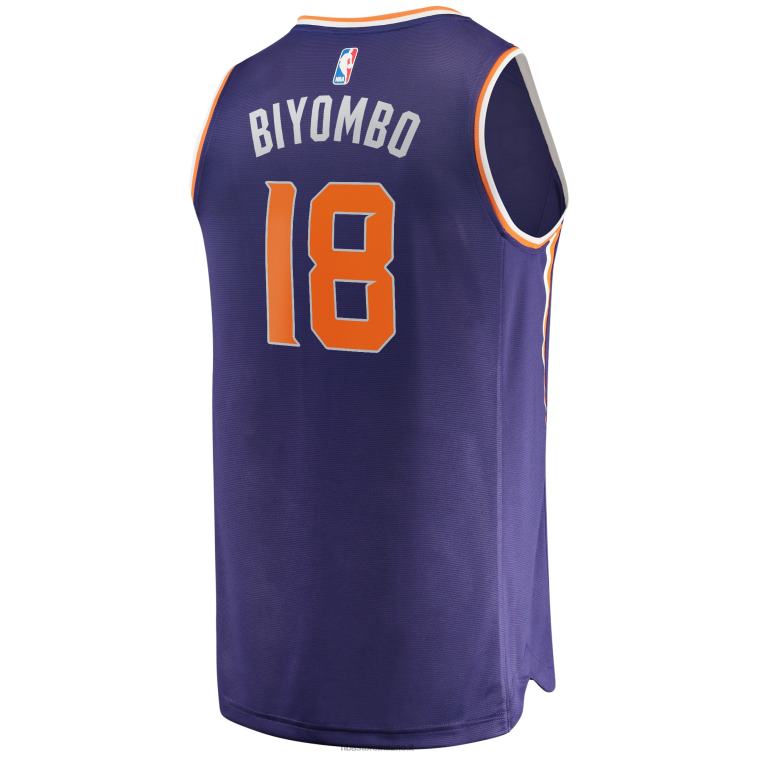 NBA 00F2L8282 phoenix suns bismack biyombo maglia viola fast break replica