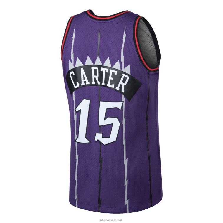 NBA 00F2L13 toronto raptors vince carter mitchell & ness viola hardwood classici maglia swingman