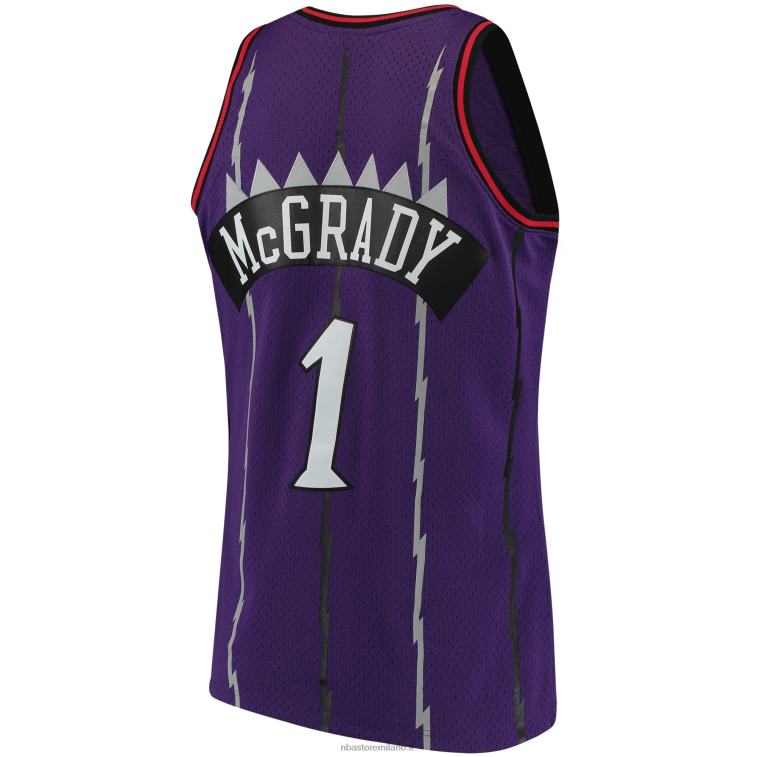 NBA 00F2L180 toronto raptors tracy mcgrady mitchell & ness viola hardwood classici maglia swingman