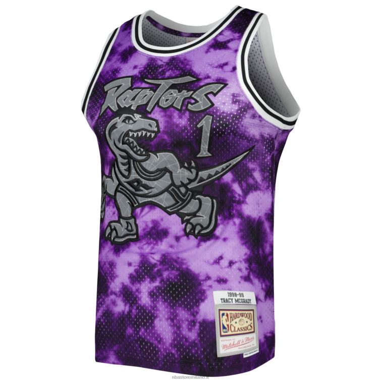 NBA 00F2L255 toronto raptors tracy mcgrady mitchell & ness viola galassia swingman jersey