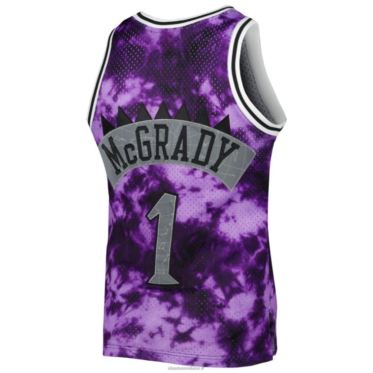 NBA 00F2L255 toronto raptors tracy mcgrady mitchell & ness viola galassia swingman jersey