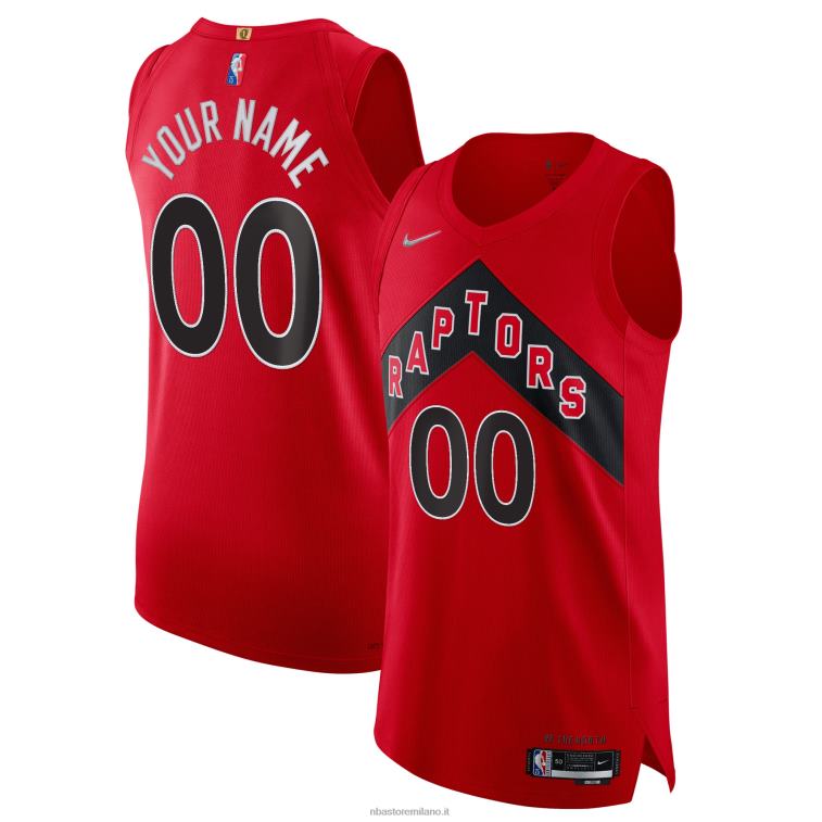 NBA 00F2L6275 toronto raptors nike red diamond swingman maglia personalizzata autentica